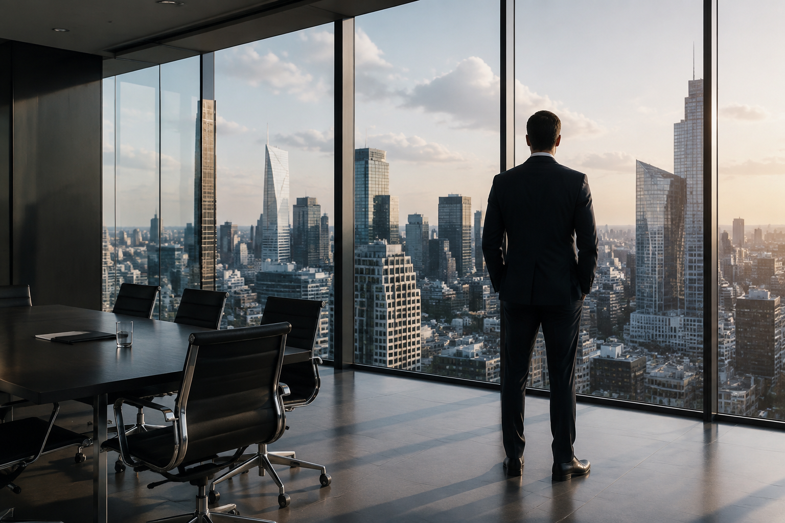 Zakelijke professional in een modern kantoor